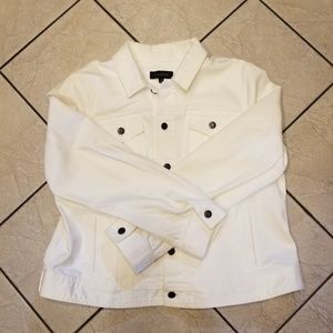 White denim jacket